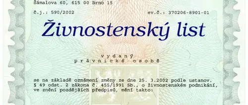 ВНЖ через živnostenský list у Чехії
