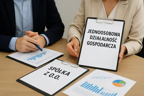 Otevření podnikání v Polsku: JDG versus Sp. z o.o. Daně
